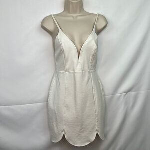 Solemio Cream Dress from Revolve size medium EUC